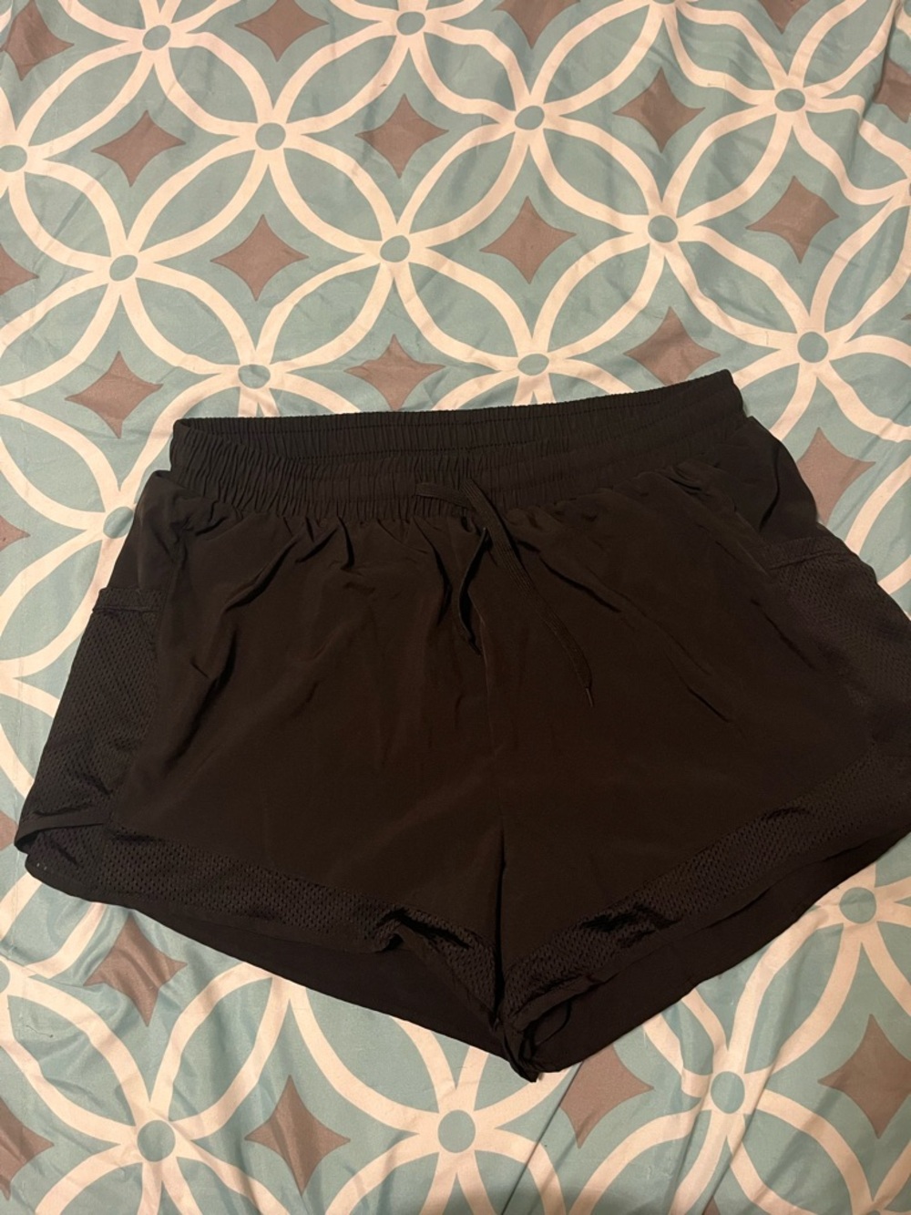 SHEIN Black Women’s Athletic Shorts with Elastic Waist